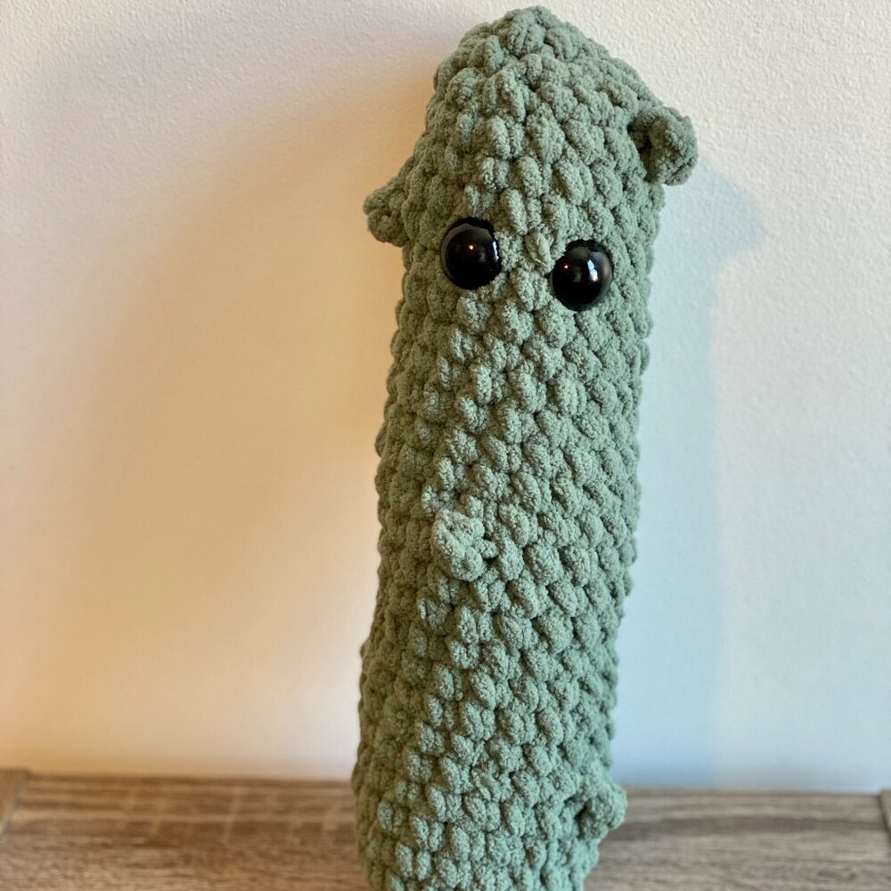 Pickle Crochet Plushie